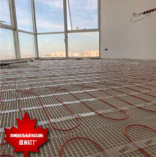Тонкий самоклеящийся греющий мат IQ FLOOR MAT 150 Вт/м.кв - 18м²